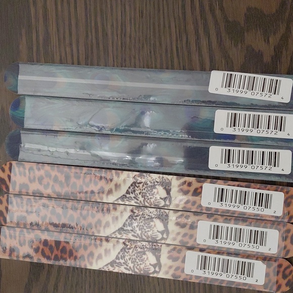6 New Leopard & Peacock Professional Nail Files (individually wrapped) - Picture 1 of 2